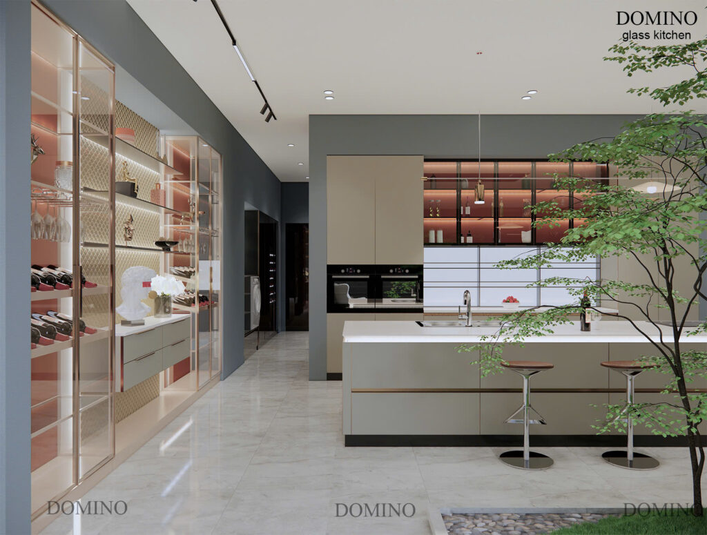 So sánh tủ bếp inox và tủ gỗ công nghiệp