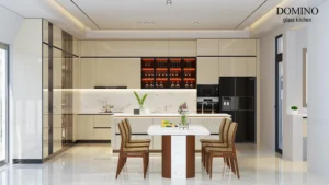 Tủ Bếp Inox Cánh Kính Hiện Đại - Báo Giá Tốt Nhất 2025