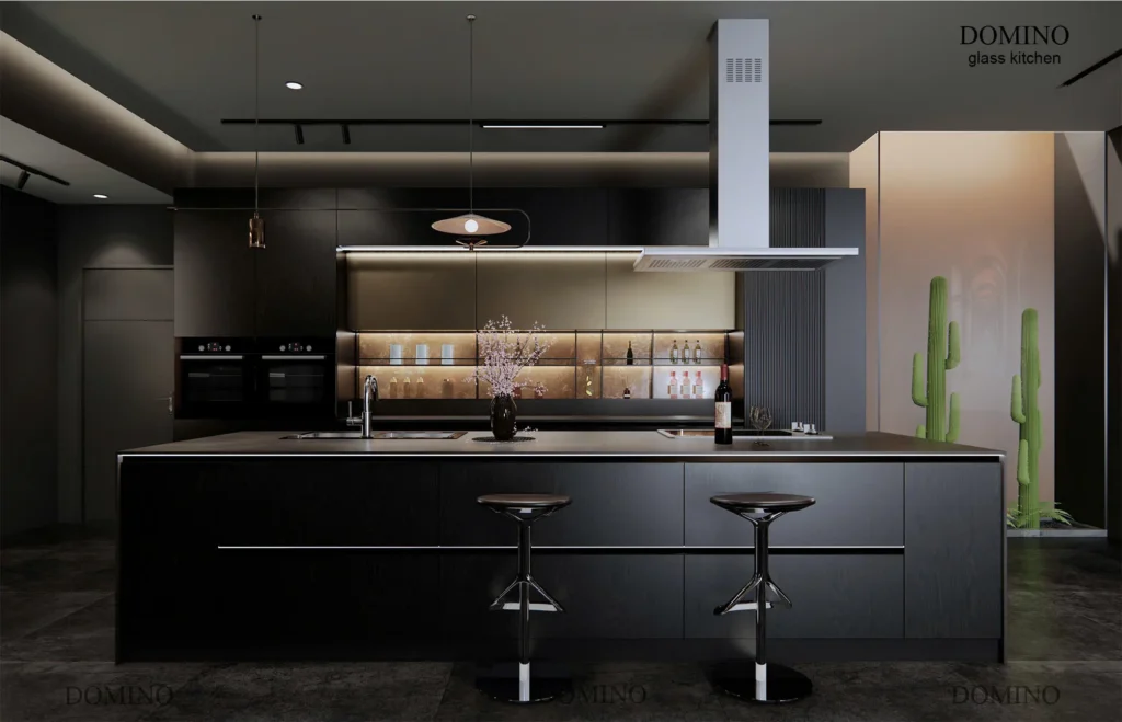 Thi Công Lắp Đặt Tủ Bếp Inox Cánh Kính Tại Hải Phòng