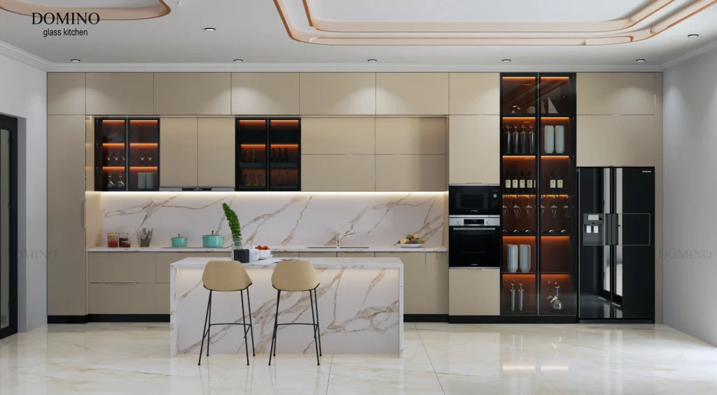 Tủ bếp Domino cải tạo bếp, nâng cấp không gian bếp Hà Nội