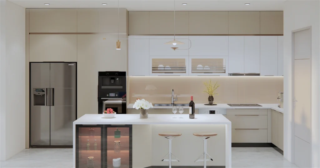 Thiết kế tủ bếp inox module linh hoạt – tối ưu công năng