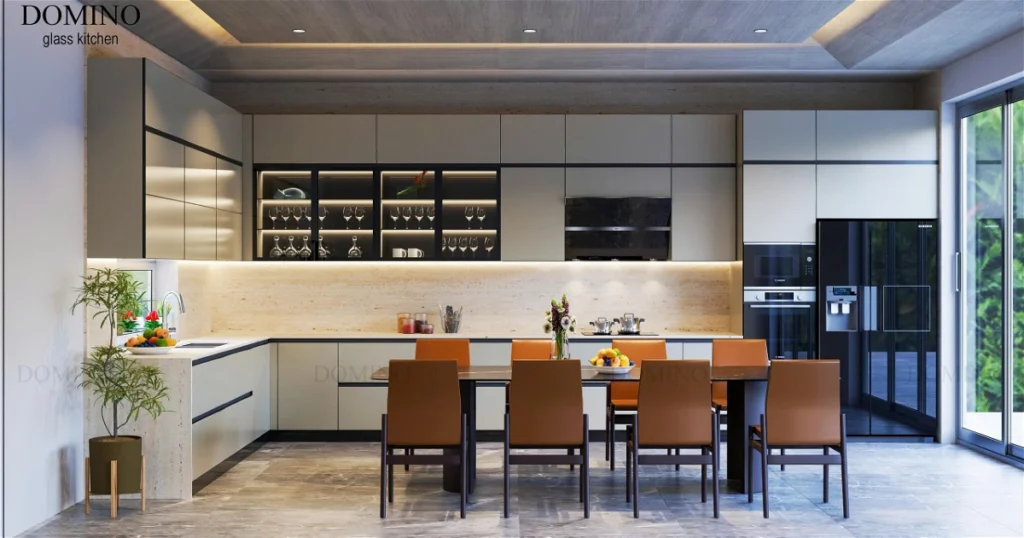 8 Lý Do Nên Dùng Tủ Bếp Inox Cánh Kính Domino 2026