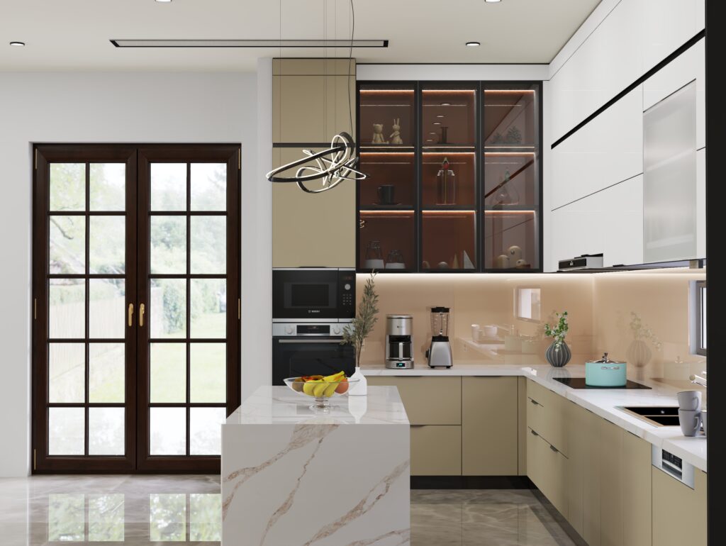 Tủ rượu và tủ trưng bày inox cánh kính khung inox 304 cho phòng khách
